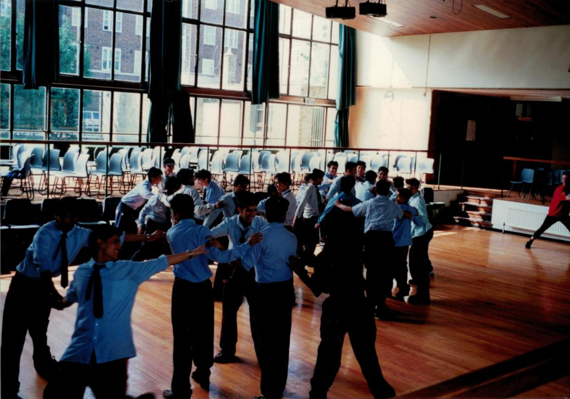 Andy leading a Social Theatre workshop in London