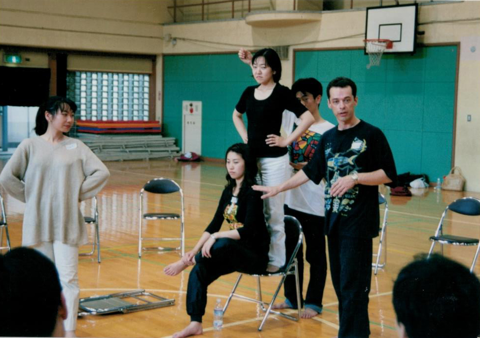 Andy leading a Social Theatre workshop with participants in Tokyo