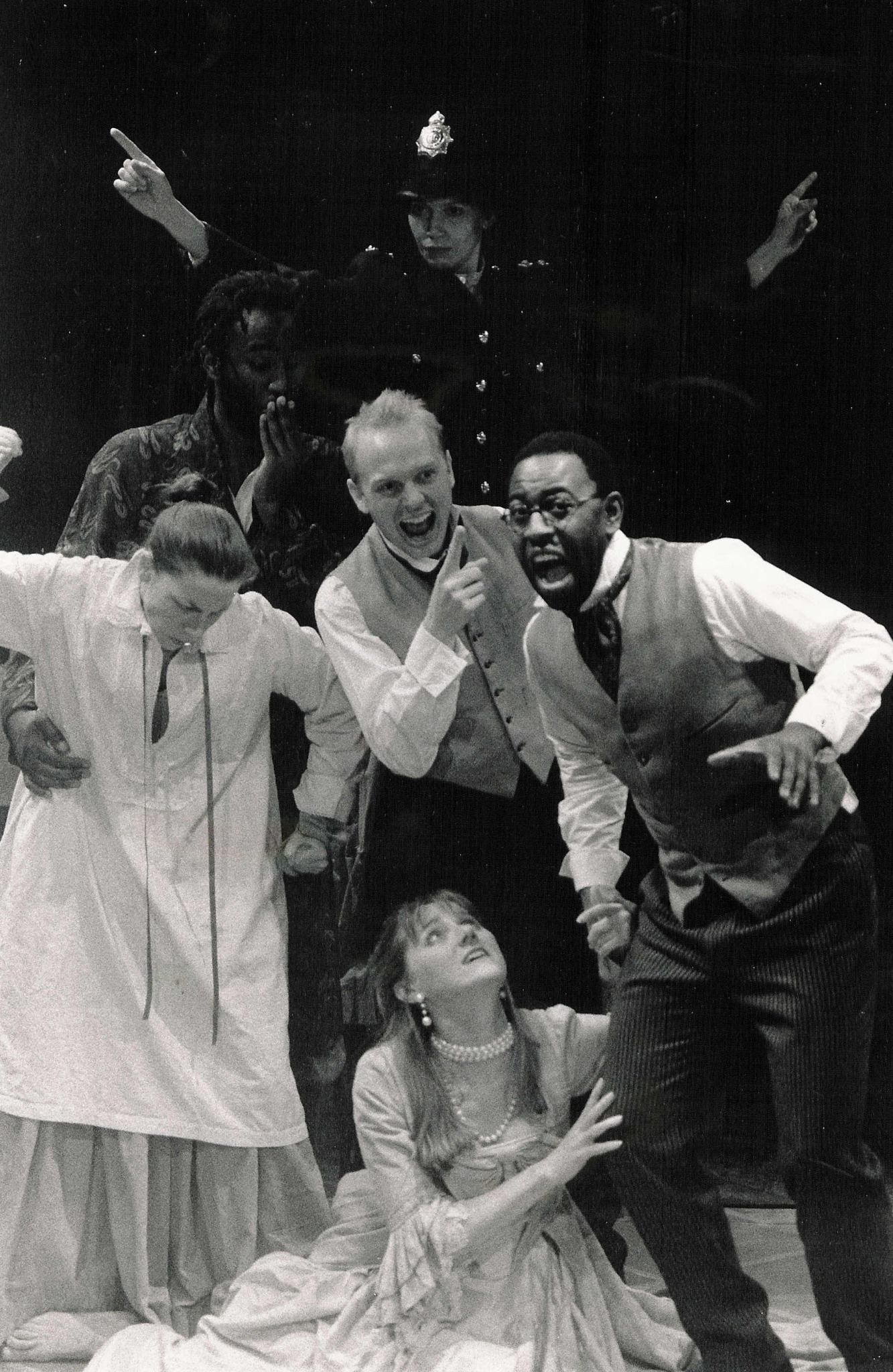 Stage scene from Jacques and His Master